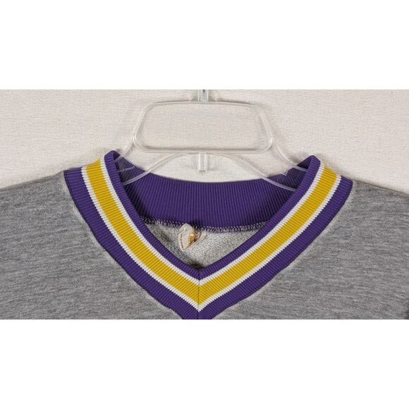 Vintage Russel Athletic LSU Sweatshirt Gray Women's Size Large - Picture 6 of 12